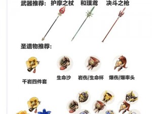 原神钟离武器搭配策略深度解析：打造无敌战斗组合