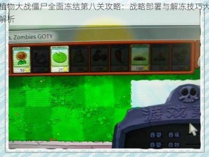 植物大战僵尸全面冻结第八关攻略：战略部署与解冻技巧大解析