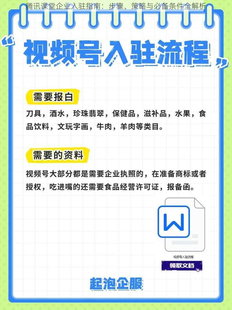 腾讯课堂企业入驻指南：步骤、策略与必备条件全解析